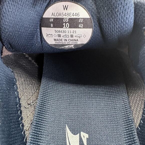 Altra Lone Peak 6 Shoes Womens Size 10 Blue Trail Running MaxTrac Zero Drop - Picture 10 of 10